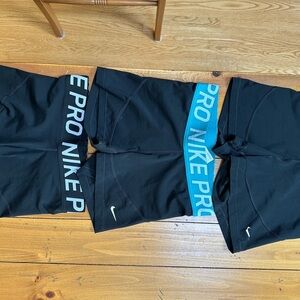 Nike Black Performance Shorts with Stretchy Fit